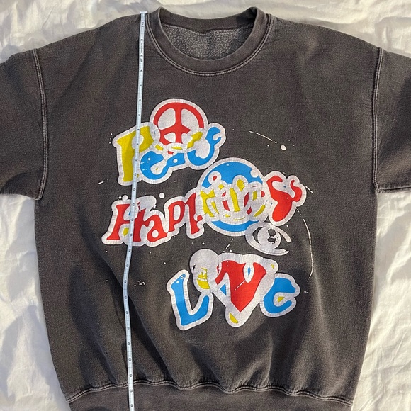 brown graphic puff print sweatshirt - Picture 4 of 5